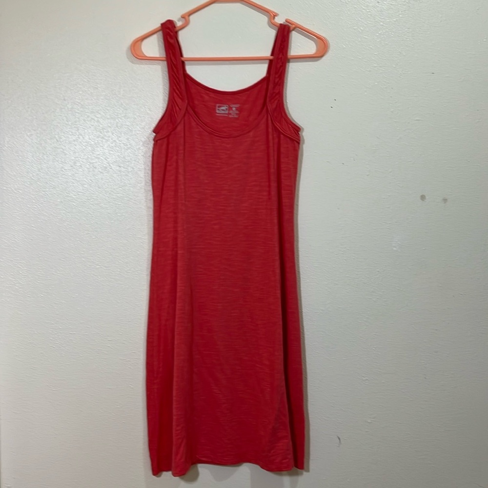 Horny Toad melon, sleeveless dress. Size Small